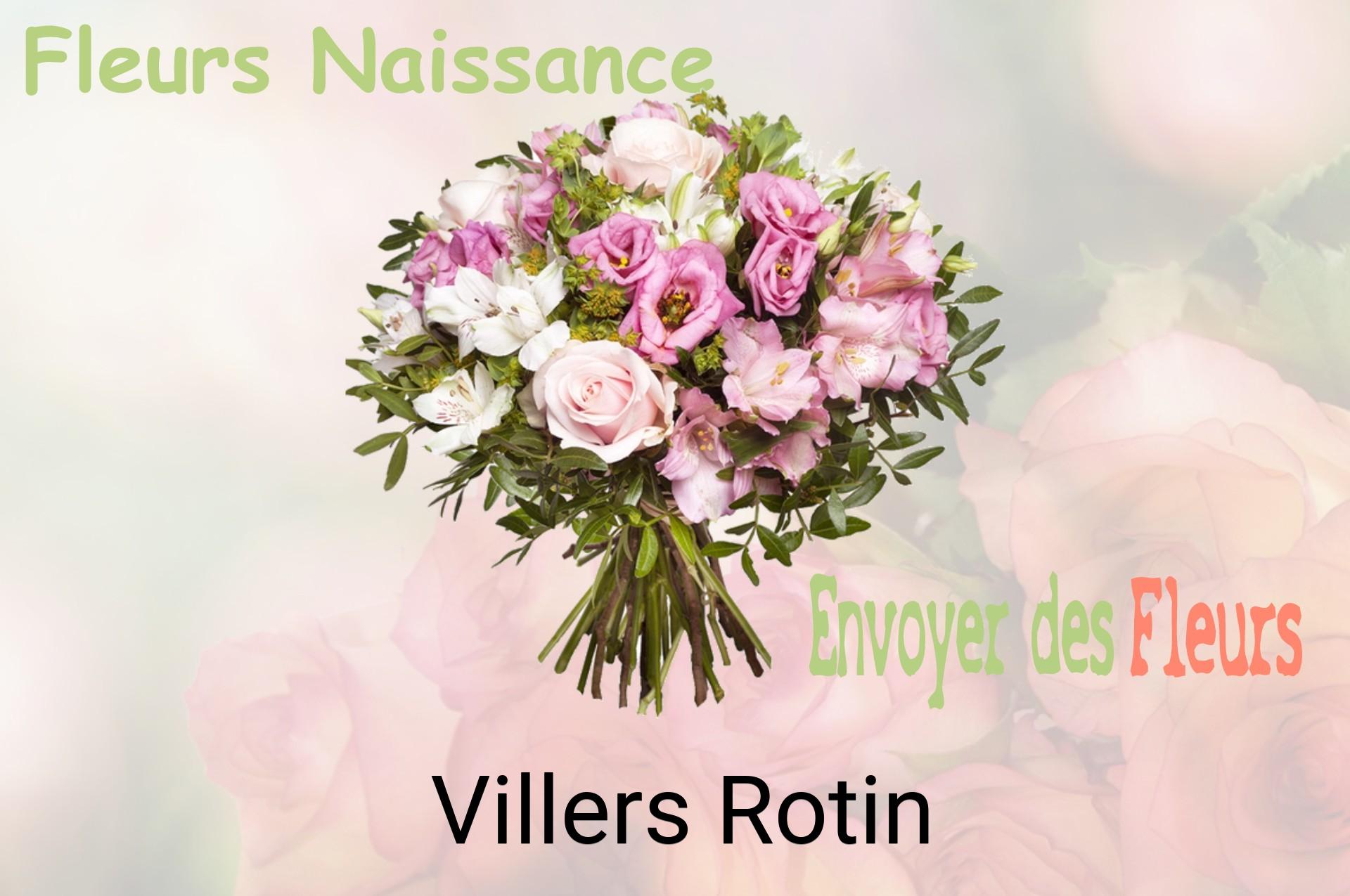 Bouquet de fleurs de naissance livré à Villers-Rotin